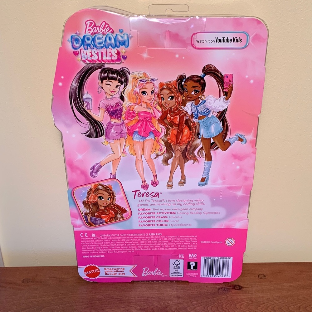 Barbie Dream Besties Teresa NRFB Original Wave NIB - Picture 2 of 6